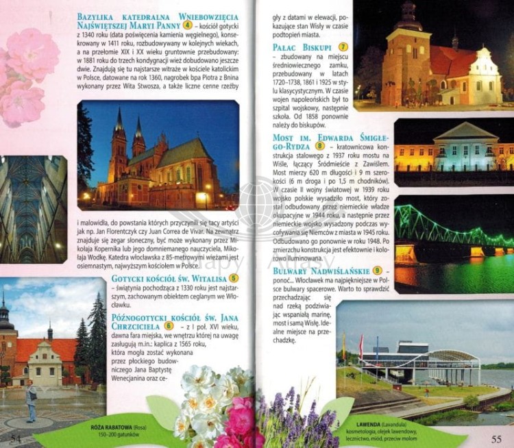 Ciechocinek. Ilustrowany przewodnik z mapami wydawnictwa Galileos. Przykładowe strony 3