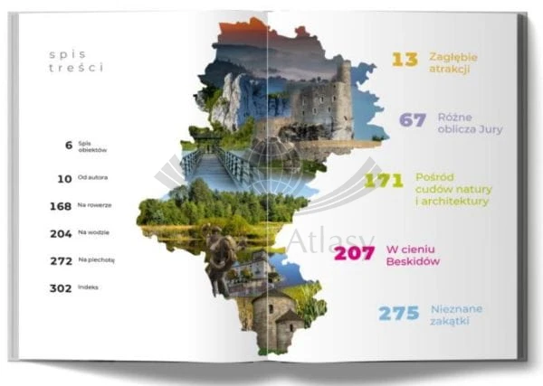 Śląsk: Jura - Beskidy bucket list. Przewodnik wydawnictwa Pascal. Spis treści