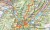 Droga Wielkich Alp / Route des Grandes Alpes 1:220 000. Wodoodporna mapa turystyczna wydawnictwa IGN. Fragment 3