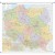 Polska 1:350 000. Mapa ścienna. Kody pocztowe