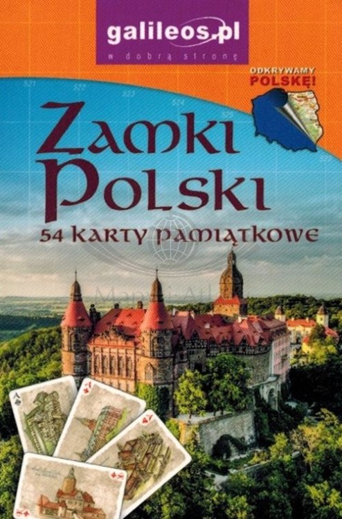 Zamki Polski. 54 pamiątkowe karty do gry wydawnictwa Galileos