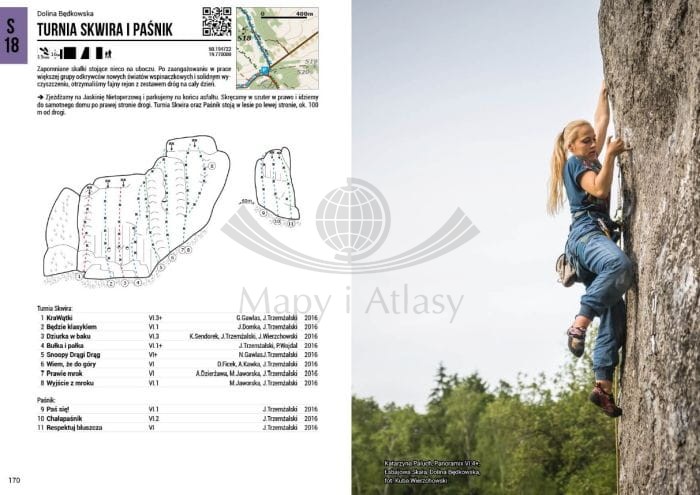 Jura południowa. Przewodnik wspinaczkowy. Przykładowa strona 2