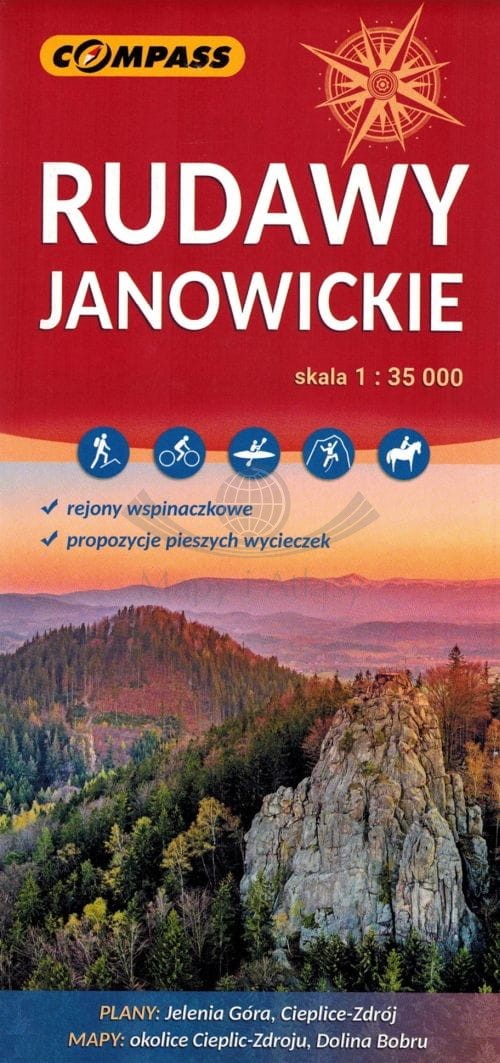 Rudawy Janowickie 1:35 000. Mapa turystyczna. Wyd. 2025. Compass