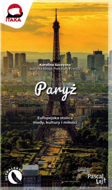 Paryż. Przewodnik Lajt wydawnictwa Pascal. Okładka