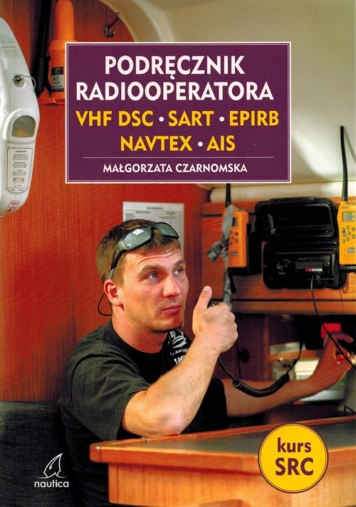 Podręcznik radiooperatora wydawnictwa Nautica. Okładka