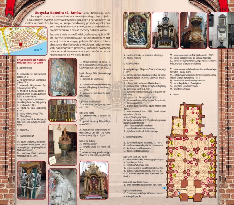 Toruń. Ilustrowany przewodnik z mapami wydawnictwa Galileos. Przykładowe strony 2