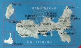 Elba 1:25 000. Mapa turystyczna 2468 wydawnictwa Kompass. Zasięg