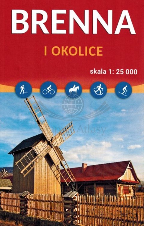 Ustroń, Brenna i okolice / Beskid Śląski. Mapa turystyczna wydawnictwa Compass. Okładka 2