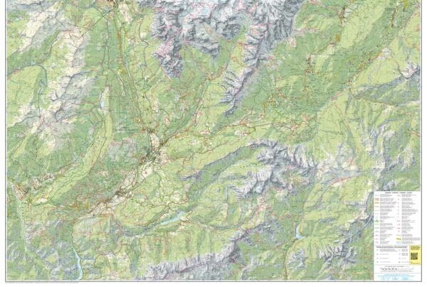 Pale di San Martino. Wodoodporna mapa turystyczna 022 wydawnictwa Tabacco. Strona druga