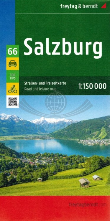 Salzburg 1:150 000. Mapa samochodowo-turystyczna wydawnictwa Freytag &amp; Berndt. Okładka