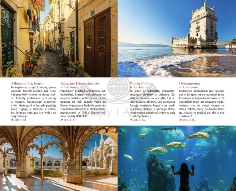 Portugalia. Przewodnik travelbook wydawnictwa Bezdroża. Przykładowe strony 2