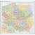 Polska 1:350 000. Mapa. Kody pocztowe. Wersja do wpinania