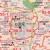 Polska 1:350 000. Arkusz, mapa ścienna. Kody pocztowe. Fragment 1