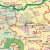 Polska 1:350 000. Arkusz, mapa ścienna. Kody pocztowe. Fragment 2