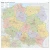 Polska 1:350 000. Arkusz, mapa ścienna. Kody pocztowe