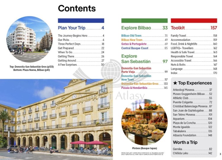 Bilbao i San Sebastian. Przewodnik Pocket z planem miasta wydawnictwa Lonely Planet. Spis treści