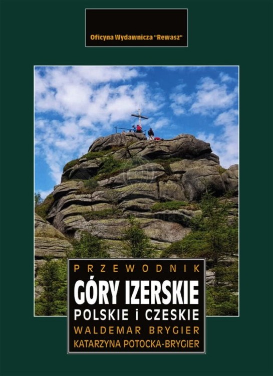 Góry Izerskie polskie i czeskie. Przewodnik wydawnictwa Rewasz. Okładka