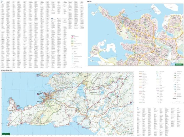 Islandia 1:400 000. Mapa samochodowo-turystyczna wydawnictwa Freytag Berndt. Druga strona