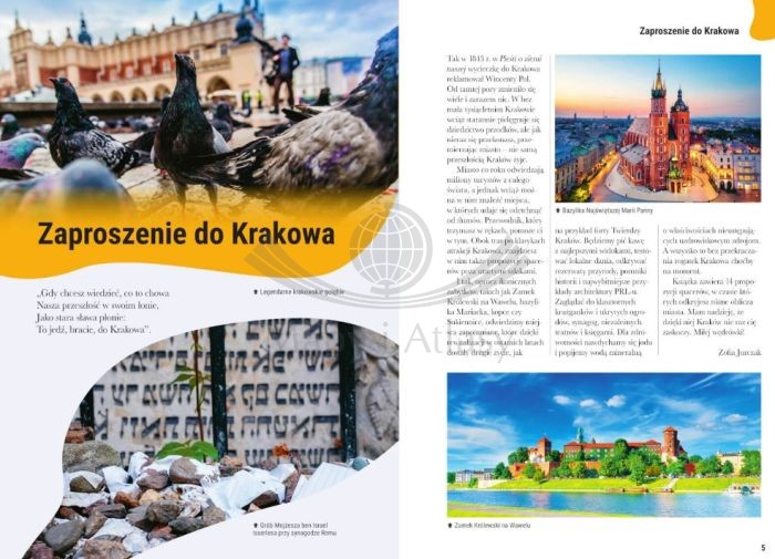 Spacer po Krakowie. Przewodnik wydawnictwa SBM. Przykładowe strony 1