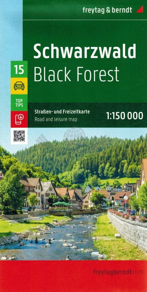 Schwarzwald / Szwarcwald 1:150 000. Mapa samochodowo-turystyczna. Freytag & Berndt