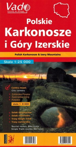 Polskie Karkonosze i Góry Izerskie 1:25 000. Mapa turystyczna wydawnictwa Libra. Okładka