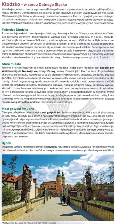 Góry Bardzkie i okolice 1:35 000. Mapa turystyczna wydawnictwa Compass. Informator - fragment