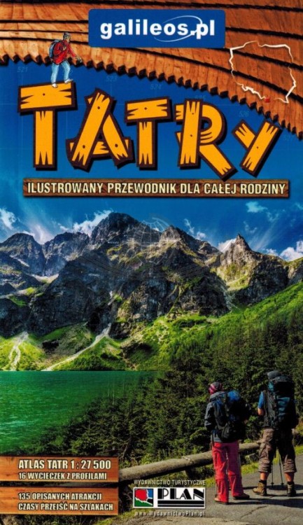 Tatry. Ilustrowany przewodnik z mapami wydawnictwa Galileos. Okładka
