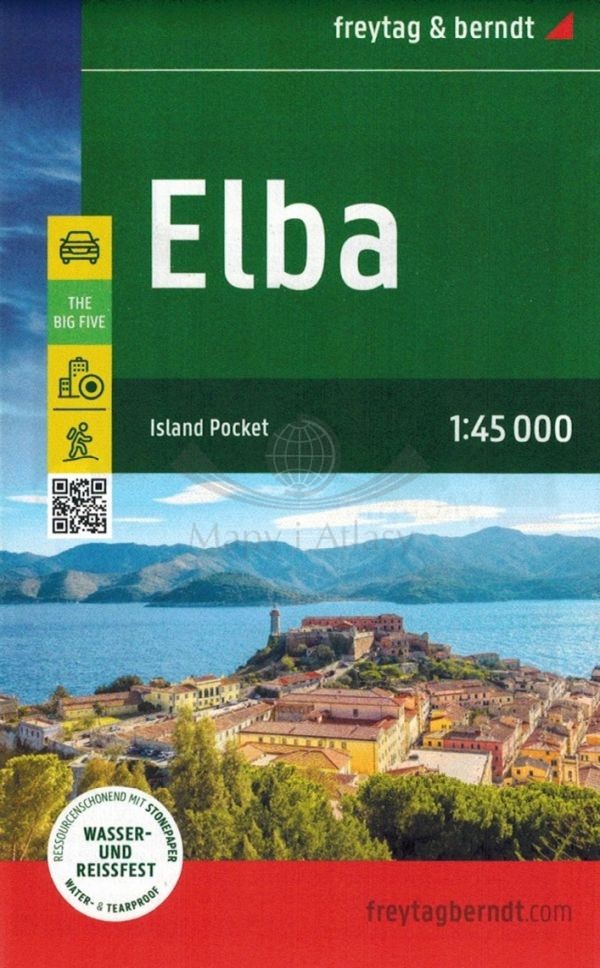 Elba 1:45 000. Wodoodporna mapa samochodowo-turystyczna. Wyd. 2025. Freytag & Berndt