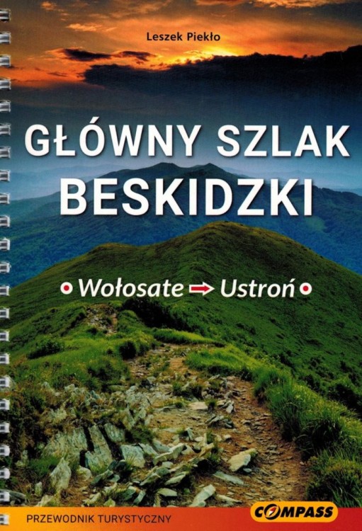 Główny Szlak Beskidzki. Przewodnik turystyczny wydawnictwa Compass. Okładka