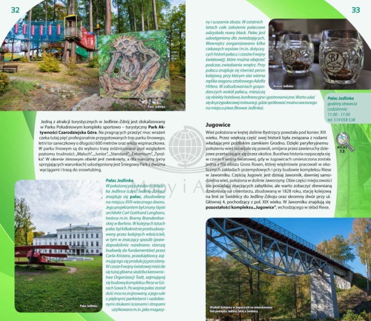 Góry Sowie. Ilustrowany przewodnik z mapami wydawnictwa Galileos. Przykładowe strony 2