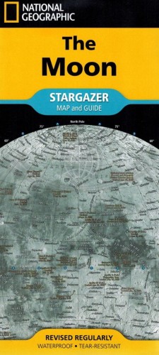 Księżyc/ The Moon. Wodoodporna mapa wydawnictwa National Geographic. Okładka