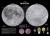 Księżyc/ The Moon. Wodoodporna mapa wydawnictwa National Geographic. Druga strona