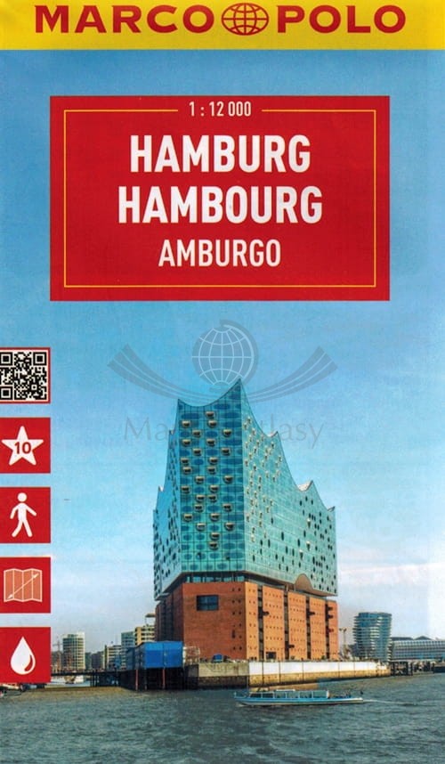 Hamburg. Wodoodporna mapa kieszonkowa/ plan miasta. Marco Polo