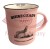 Bieszczady. Kubek ceramiczny 300 ml. Kolor różowy