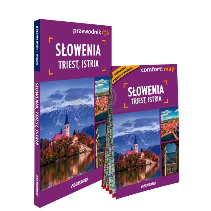 Słowenia, Triest, Istria. Przewodnik light + laminowana mapa. Wyd. 2025. ExpressMap