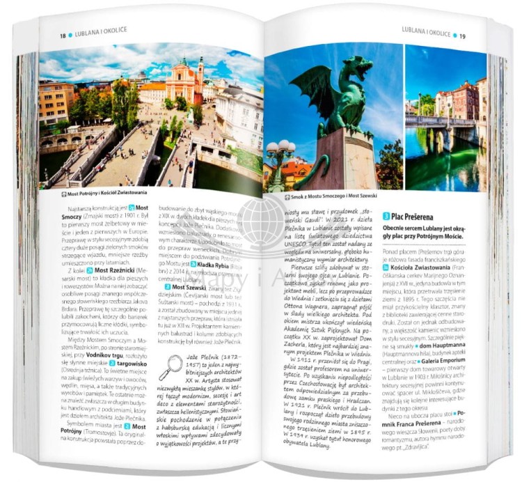 Słowenia, Triest, Istria. Przewodnik light + laminowana mapa wydawnictwa ExpressMap. Przykładowe strony 4