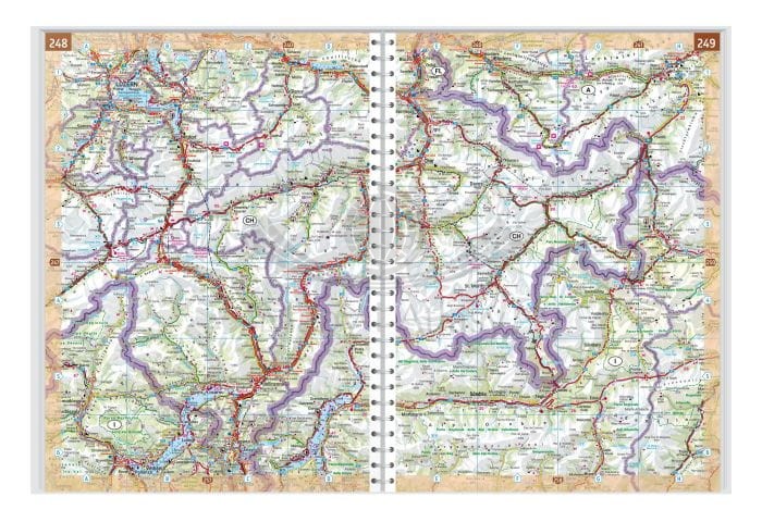 Niemcy 1:200 000. Atlas samochodowy wydawnictwa Freytag Berndt. Przykładowe strony 2