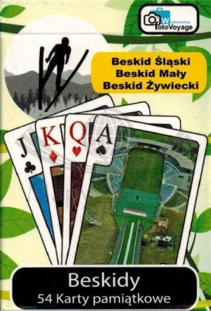 Beskidy: Beskid Śląski, Mały i Żywiecki. 54 pamiątkowe karty do gry