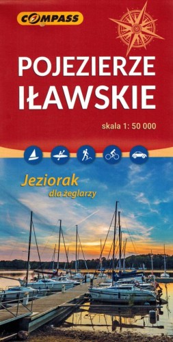 Pojezierze Iławskie 1:50 000. Mapa turystyczna wydawnictwa Compass. Okładka