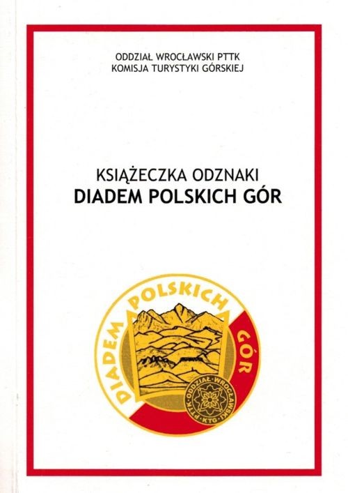 Książeczka odznaki "Diadem Polskich Gór". Okładka