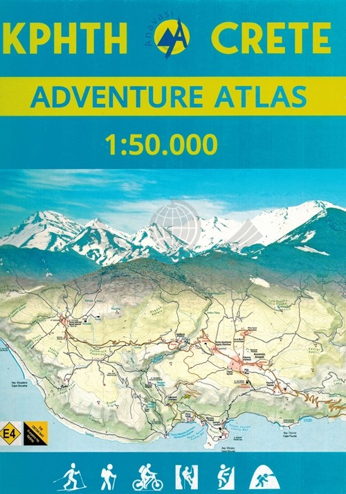 Kreta 1:50 000. Atlas turystyczny wydawnictwa Anavasi. Okładka