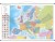 Europa 1:6 500 000. Dwustronna mapa ścienna. Polityczna i fizyczna. Strona polityczna