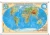 Świat 1:35 000 000. Dwustronna mapa ścienna. Polityczna i fizyczna. Strona fizyczna