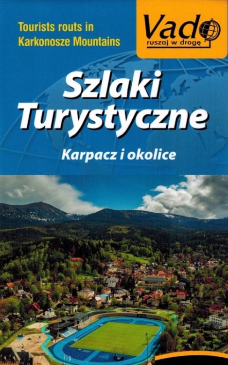 Karpacz i okolice / Szlaki turystyczne Karpacza. Laminowana mapa turystyczna wydawnictwa Libra. Okładka