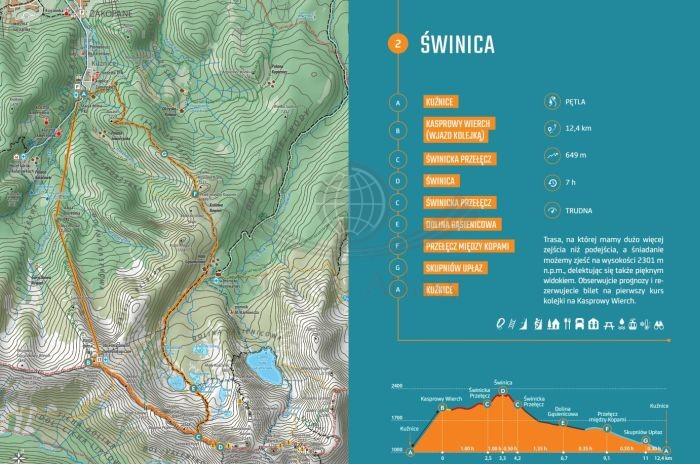 Tatry Wysokie. Przewodnik trek&travel wydawnictwa Bezdroża. Przykładowe strony 1