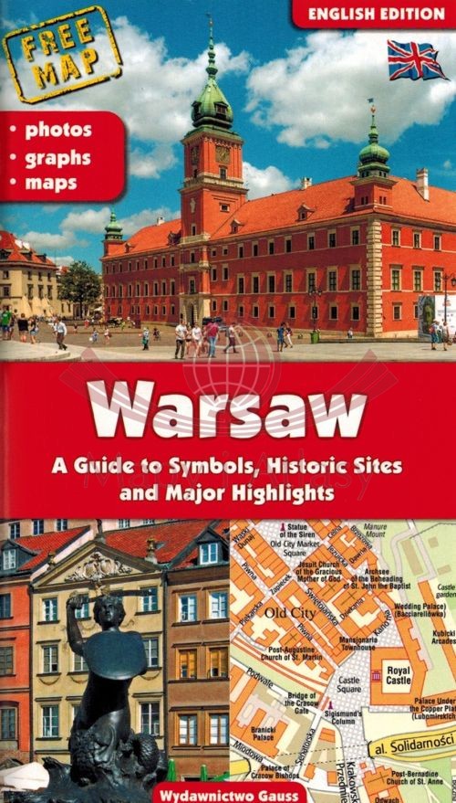 Warszawa / Warsaw. Przewodnik + mapa. Gauss