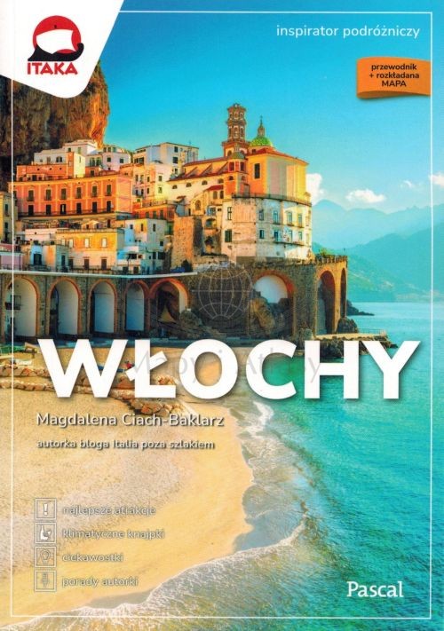 Włochy. Inspirator Podróżniczy. Przewodnik + mapa wydawnictwa Pascal. Okładka