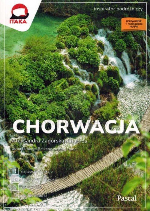 Chorwacja. Inspirator Podróżniczy. Przewodnik + mapa wydawnictwa Pascal. Okładka