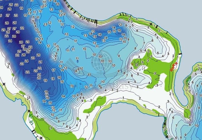 Powiat Łobeski 1:75 000. Mapa turystyczna wydawnictwa Eko-Map. Fragment 2