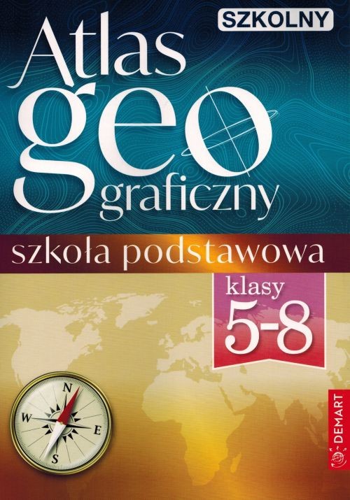 Atlas geograficzny wydawnictwa Demart. Okładka